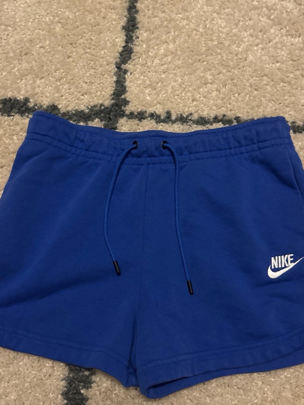 Nike Women's Royal Blue Drawstring Athletic Shorts